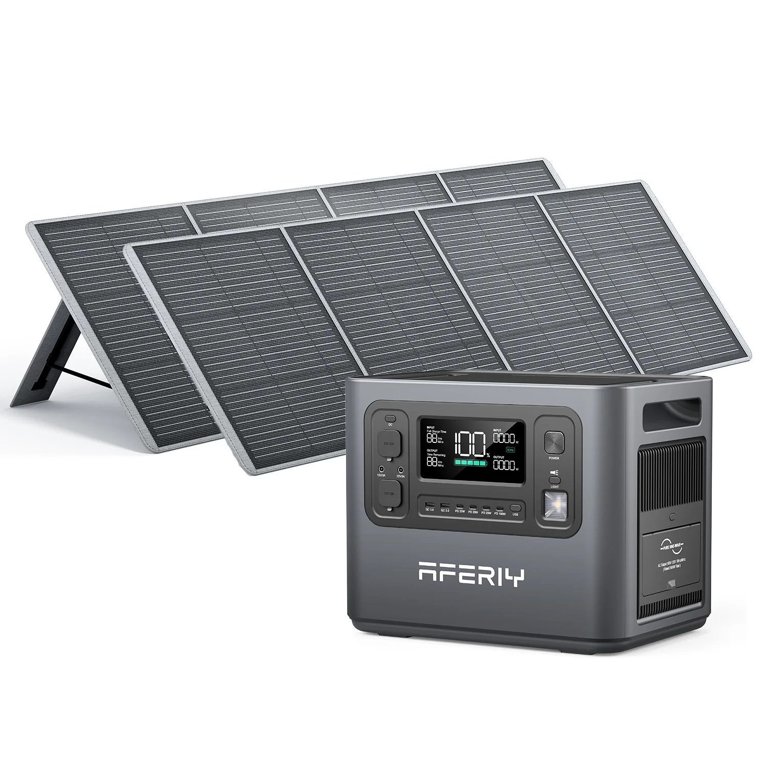 AFERIY P210 2400W Solar Generator Kit - Image 14